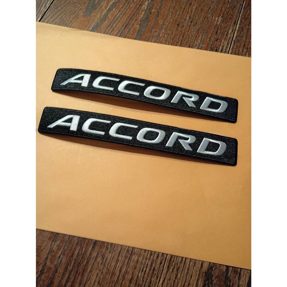 New Honda Accord Black White Iron On Patches for Jacket Hat Shirt Pants Car Cove
